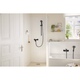 Змішувач для душу HANSGROHE REBRIS S, чорний/матовий, настінний - изображение 3