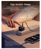 Сетевое зарядное устройство Anker Nano Charger 45W with Smart Display - Aurora White (A121D321) - изображение 3