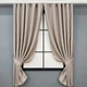 Комплект коротких штор VR-Textil ALORA-TON № 1874ш Бежевий 140х170см 2 шт (35-0432) - зображення 1