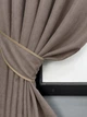 Комплект коротких штор VR-Textil Микровелюр Petek № 1825ш Какао 140х170 см 2 шт (35-0449) - изображение 4