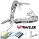 Мультитул Traveler Deluxe MT-629-PG 14в1 16.5 см - изображение 1