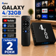 Смарт ТВ приставка 4you GALAXY 4/32Gb з голосовим керуванням Android 12 Allwinner WiFi IPTV 6K Smart TV Box для телевізора - зображення 1