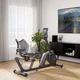 Горизонтальный велотренажер Hop-Sport HS-4500L Arkil черно-золотистый - изображение 3