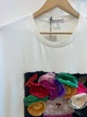 Женское платье-футболка макси Цветочный кот Modna KAZKA MKSH2457/1 - 54/56, Айворі - изображение 6
