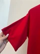 Женское платье-футболка миди Цветочный кот Modna KAZKA MKSH2668/1 - 46/48, Червоний - изображение 5
