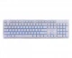 Клавіатура Gembird KB-UML3-01-W-UA, 3-х кольорове підсвічування клавіш, USB, White (KB-UML3-01-W-UA) - изображение 3