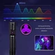 Ультрафиолетовый фонарик AloneFire SV143 с чёрным фильтром / 365нм / 15W / 3 светодиода / С аккумулятором и кабелем TYPE-C - изображение 5
