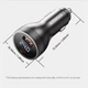 Автомобильное зарядное устройство Essager(ES-CC17) 100W с дисплеем / Black / Car Charger USB-A Type-C - изображение 4