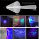 2 в 1 Ультрафиолетовый фонарик 395нм + Стандартный фонарь(R5T6) / 2 режима / UV LED / Зум / Встроенный аккумулятор / зарядка Т-C - изображение 4