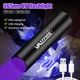 Ультрафиолетовый фонарик VASTFIRE Mini 3W / 365 нм с чёрным фильтром и перезаряжаемым аккумулятором / UV LED - изображение 1