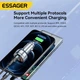 Автомобильное зарядное устройство Essager(ES-CC10) 80W с дисплеем / GREY / Car Charger USB-A Type-C - изображение 5