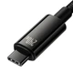 Кабель Baseus Tungsten Gold Fast Charging Data Cable Type-C to Type-C 240W 2m Black - зображення 4