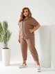 Женский костюм повседневный мокко 48-50 р2322А.480 - изображение 4