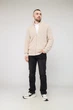 Кофта на молнии мужская XL цвет бежевый YUKI ЦБ-00283943 - изображение 2