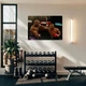 Интерьерная картина Майк Тайсон и Эвандер Холифилд, Mike Tyson, бой, ринг, бокс, 42×60 см (id4734) - изображение 3