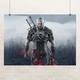 Постер Ведьмак Геральт с арбалетом, Witcher, плакат для геймера, A3 30×42 см (id2016) - изображение 1