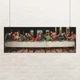 Постер Тайная вечеря, Леонардо да Винчи, Leonardo da Vinci, The Last Supper, религиозный декор, A0 38×106 см (id5894) - изображение 1