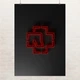 Постер Рамштайн, лого группы, Rammstein, A3 42×30 см (id0662) - изображение 1