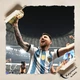 Постер Лионель Месси держит Кубок Мира, Lionel Messi, футбол, спорт, A3 28×42 см (id6223) - изображение 4