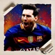 Постер Футболист Лионель Месси, ФК Барселона, Lionel Messi, Barcelona, A3 24×42 см (id1923) - изображение 4