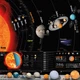 Інтер'єрна картина Сонячна система, Sol System, астрономія, космос, 60×85 см (id0072) - зображення 3