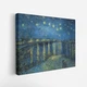 Інтер'єрна картина Зоряна ніч над Роною, Вінсент ван Гог, Vincent van Gogh, Starry Night, 45×60 см (id6660) - зображення 2