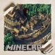 Постер Майнкрафт, Minecraft, город с замком, A3 30×42 см (id2364) - изображение 4