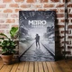 Интерьерная картина Метро, Metro Exodus (2019), декор комнаты геймера, 42×30 см (id1795) - изображение 1