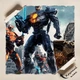 Постер Тихоокеанский Рубеж, Pacific Rim, меха, робот, кайдзю, A3 42×28 см (id1788) - изображение 4
