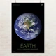 Постер Земля, Earth, NASA, НАСА, космос, астрономия, A3 42×27 см (id7095) - изображение 1