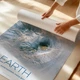 Постер Земля, Earth, NASA, НАСА, космос, астрономия, A3 42×27 см (id7099) - изображение 3