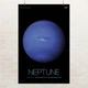 Постер Нептун, Neptune, NASA, НАСА, космос, астрономия, A3 42×27 см (id7128) - изображение 1