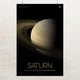 Постер Сатурн, Saturn, NASA, НАСА, космос, астрономия, A3 42×27 см (id7135) - изображение 1