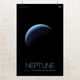 Постер Нептун, Neptune, NASA, НАСА, космос, астрономия, A3 42×27 см (id7129) - изображение 1