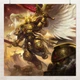 Постер Вархаммер 40000, Сангвинарная Гвардия, Warhammer 40000, Blood Angels, Sanguinary Guard, A3 30×30 см (id7234) - изображение 1