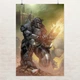 Постер Фаллаут, силовая броня, Fallout, Power armor, постапокалипсис, фантастика, A3 42×28 см (id7076) - изображение 1