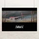 Постер Фаллаут, развалины RedRocket, Fallout 4, декор комнаты геймера, A3 28×42 см (id4434) - изображение 1