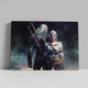 Интерьерная картина Ведьмак Геральт и Цири, Witcher, плакат для геймера, 30×42 см (id0987) - изображение 1