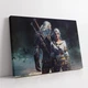 Интерьерная картина Ведьмак Геральт и Цири, Witcher, плакат для геймера, 30×42 см (id0987) - изображение 2