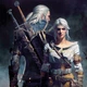 Интерьерная картина Ведьмак Геральт и Цири, Witcher, плакат для геймера, 30×42 см (id0987) - изображение 4