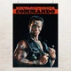 Постер Коммандо, Арнольд Шварценеггер, Commando (1985), культовое кино, A3 42×30 см (id5162) - изображение 1