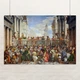 Постер Брак в Кане, Паоло Веронезе, Paolo Veronese, Wedding at Cana, A3 29×42 см (id6983) - изображение 1