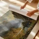 Постер Альберт Бірштадт, Індіанська риболовля, Albert Bierstadt, репродукція картини, A1 60×90 см (id7004) - зображення 3
