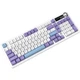 Клавіатура бездротова Ajazz AK980 V2, Purple/White/Blue - зображення 4