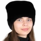 Шапка норковая Меховой Стиль Кубанка Адель 54-60 Черный (080/F) - изображение 1