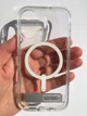Чехол противоударный с подставкой ZAGG Gear4 Crystal Palace MagSafe для Iphone 16 Прозрачный - изображение 3