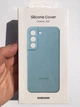 Чехол силиконовый противоударный Silicone Cover для Samsung Galaxy S22 (S901) Blue - изображение 2