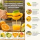 Ручний соковитискач-прес для цитрусових Dual-Action Citrus для лимонів, апельсинів і лаймів - зображення 3