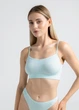 Безшовний топ на тонких бретелях Giulia CAMI TOP L/XL Green-mint, повсякденний з мікрофібри, жіночий - зображення 3