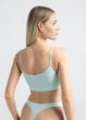 Безшовний топ на тонких бретелях Giulia CAMI TOP L/XL Green-mint, повсякденний з мікрофібри, жіночий - зображення 4